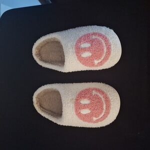 Smiley face slippers